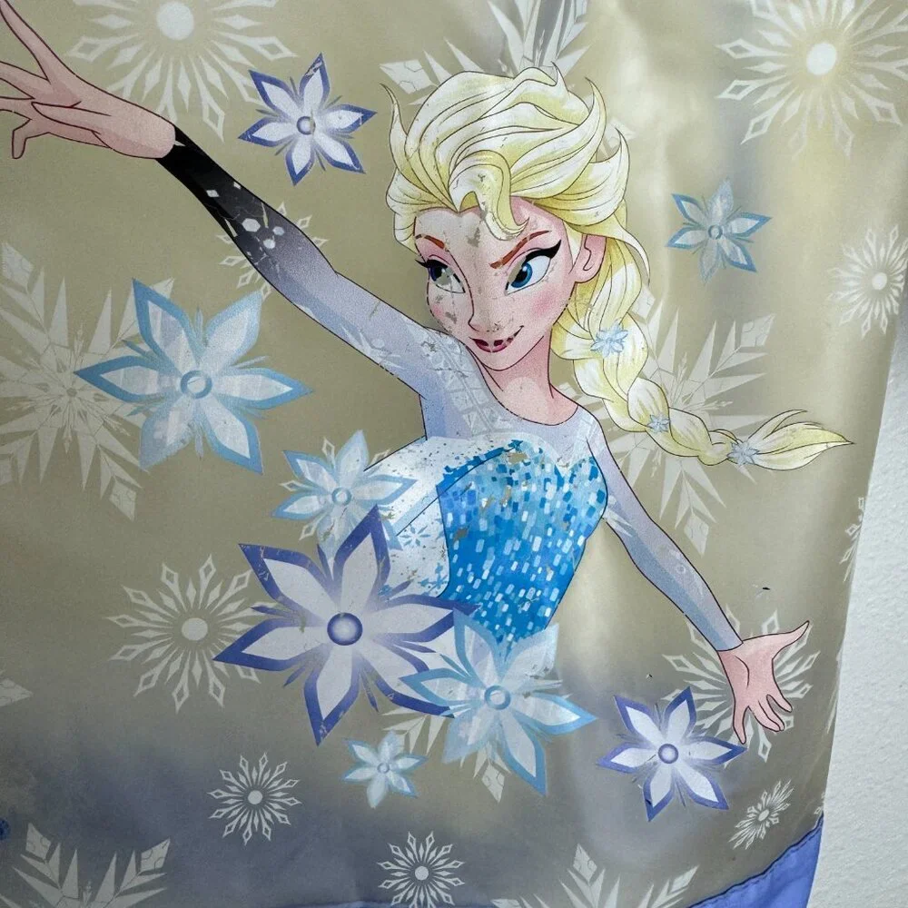 Disney Frozen Rain Coat  Hood Size 4 - Picture 3 of 9